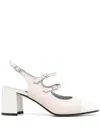 Carel Paris 65mm Papaya Pumps In Neutrals