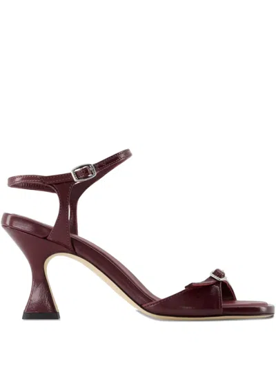 Carel Paris 70mm Celeste Buckle-embellished Sandals In Brown