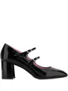 Carel Paris 70mm Double-buckle Pumps