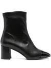 Carel Paris Estime 45mm Square-toe Boots In Schwarz