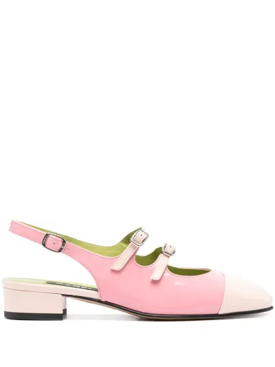 CAREL PARIS ABRICOT 20MM LEATHER PUMPS