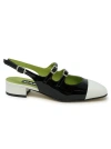 Carel Paris Patent Leather Mary Jane Pumps With Double Buckle In Black