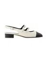 Carel Paris Abricot 35 Leather Slingback Pumps In White