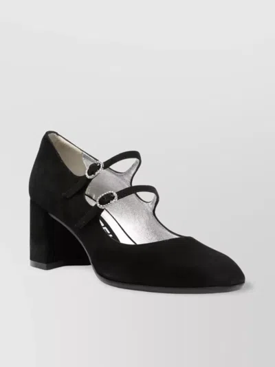Carel Paris Alice 23 Suede Block Heel Pumps