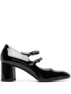 Carel Paris Alice 60mm Patent Leather Pumps In Black