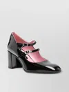 Carel Paris Alice Block Heel Double Strap Pumps