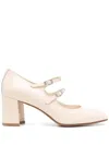 Carel Paris Alice Nude Patent Leather Shoes