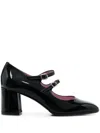 Carel Paris Alice Patent Leather Pumps In Black