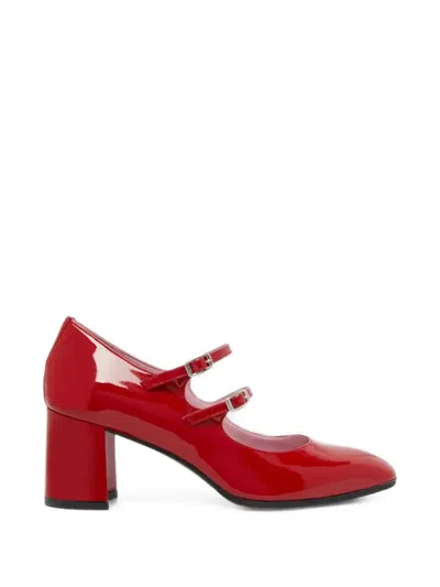 Carel Paris Alice Patent Leather Pumps In Red