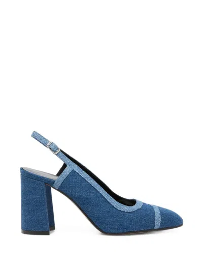 Carel Paris Alizee Denim Slingback Pumps In Multi