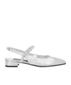 Carel Paris Ankle-strap Flats In White