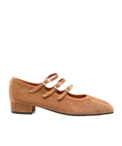 Carel Paris Ariana Buckled Pumps In Brown