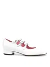 Carel Paris Ariana Patent Leather Mary Janes Ballet Flats In White