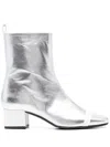 Carel Paris Audrey 25 Anckle Boots Shoes In Grey