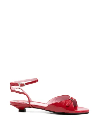 Carel Paris Baia Buckle-strap Sandals In Red