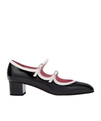 Carel Paris Ballet Flat Shoes In Black