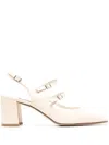 Carel Paris Banana Patent Leather Slingback Pumps In Beige