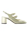 Carel Paris Banana Pumps - Carel - Platine - Leather In Grey