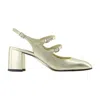 Carel Paris Banana Pumps - Carel - Platine - Leather In Gold