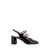 Carel Paris Banana Slingbacks In Black