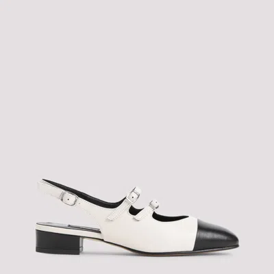 Carel Paris Beige Slingback Pumps