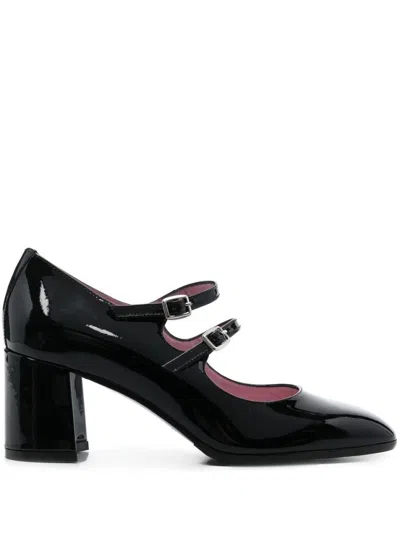 Carel Paris Black Alice Leather Pumps