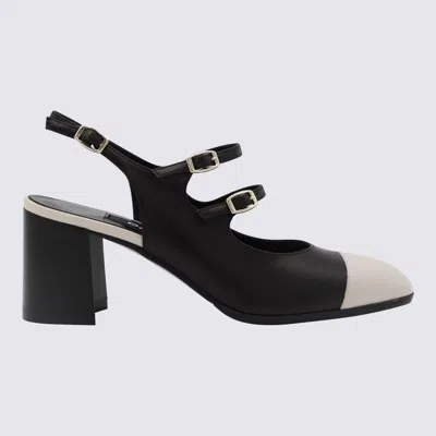 Carel Paris Black And White Pumps In Black And Beige