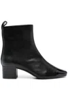 Carel Paris Estime 45mm Square-toe Boots In Black
