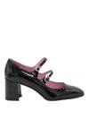 Carel Paris Elegant High-heeled Mary Jane With Adjustable Straps In Black