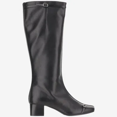 Carel Paris Black Leather Boots