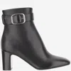 Carel Paris 60mm Thelma Leather Ankle Boots In Black