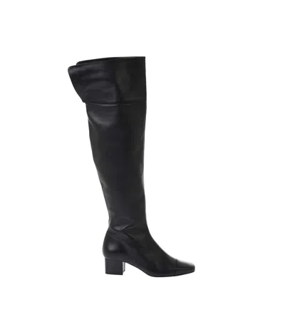 Carel Paris Black Leather Boots