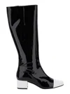 Carel Paris Side Zipper Boots In Black