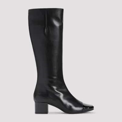 Carel Paris Black Malaga Leather Boots