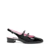 Carel Paris 'peche' Black Mary Jane Pumps