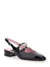Carel Paris 'peche' Black Mary Jane Pumps In Black