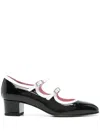 Carel Paris Bleuet Patent Leather Pumps In Multi