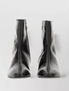 Carel Paris Block Heel Ankle Boots With Pointed Toe