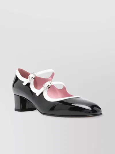 Carel Paris Block Heel Double-strap Sandals