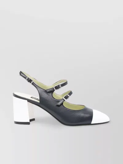 Carel Paris Patent Leather Papaya Slingback Mary Jane In Blue