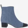 Carel Paris 85mm Donna Ankle Boots In Blue