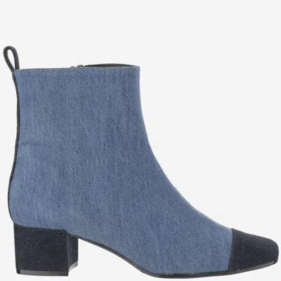 Carel Paris 85mm Donna Ankle Boots In Blue