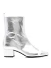 Carel Paris Audrey 25 Anckle Boots Shoes In Silver