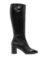 Carel Paris Sunrise Leather Boots In Black