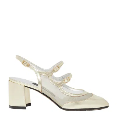 Carel Paris Broken-heel Mary Jane Sandals In White