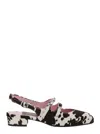 Carel Paris Brown Slingback Ballet Flats In Brown