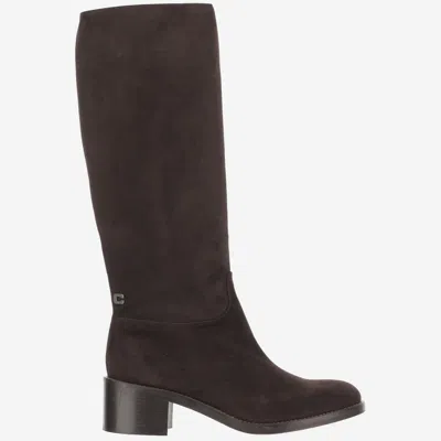 Carel Paris Brown Suede Boots