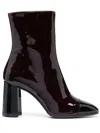 Carel Paris Brown/black Patent Leather Shoes