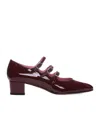 Carel Paris High-heeled Mary Jane Shoes In Red