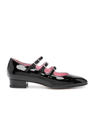 CAREL PARIS CAREL ARIANNA ADJUSTABLE TRIPLE-STRAP PUMPS